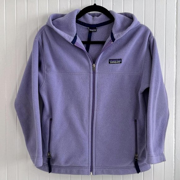 Patagonia Full Zip Fleece Jacket With Hood - Picture 2 of 4
